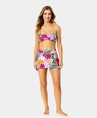 Anne Cole Women's Printed Tulip Drape Swim Skirt