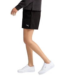 Puma Women's Essential Woven Pin Loose Fit Tuck Shorts