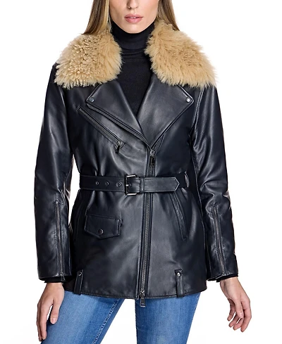 Julia & Stella by Maximilian Women's Leather Jacket