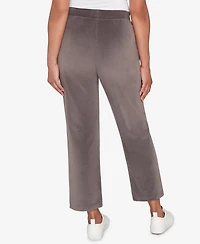 Alfred Dunner Calm Luxe Double Knit Average Length Pant