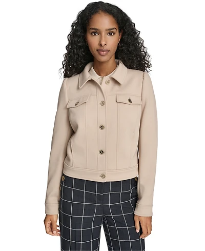 Tommy Hilfiger Women's Point Collar Trucker Jacket