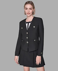 Karl Lagerfeld Paris Women's Embellished Long-Sleeve Jacket