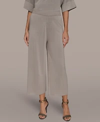 Donna Karan New York Women's Sequin Detail Wide Leg Pants
