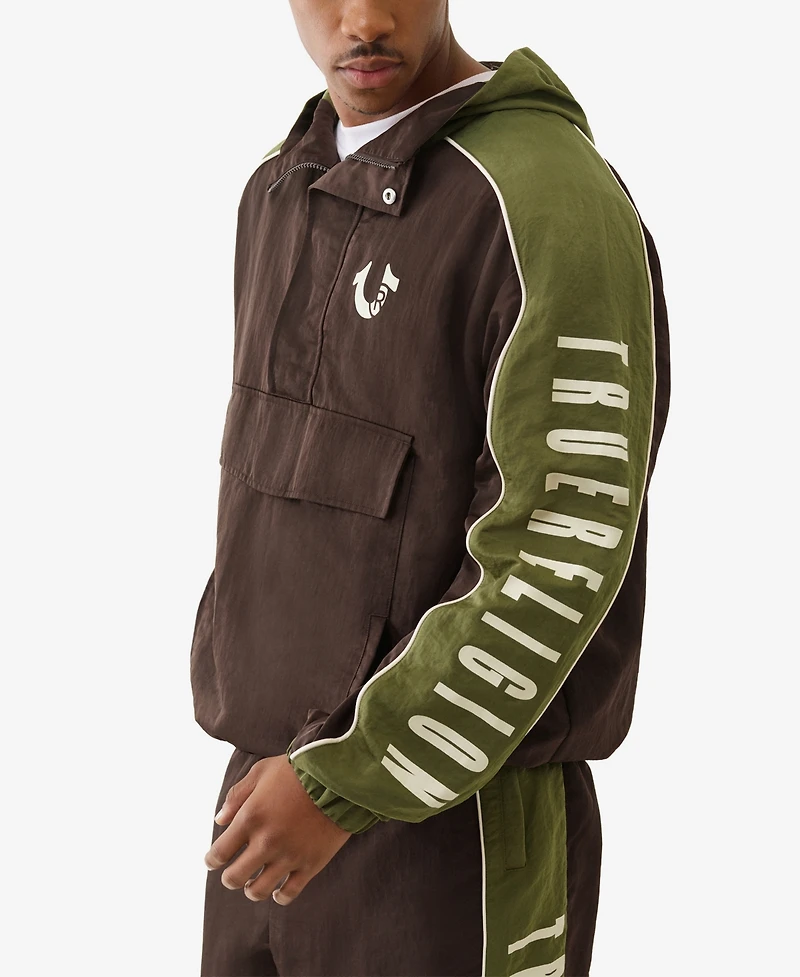 True Religion Men's Anorak Long-Sleeve Hoodie