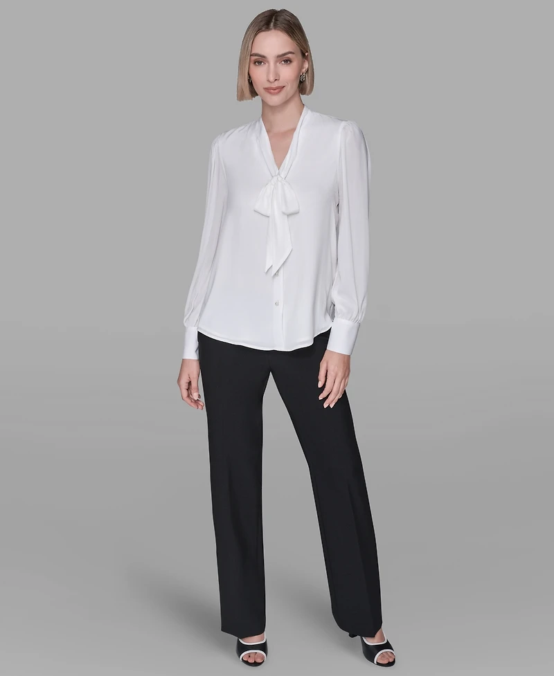 Karl Lagerfeld Paris Women's Long-Sleeve Top