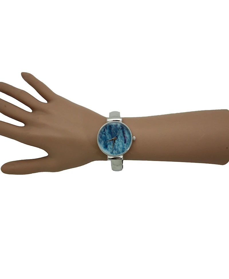 Olivia Pratt Stainless Steel Bangle Watch