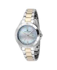 Technomarine Women's Tm-825002 Luna Quartz White, Blue Dial Watch