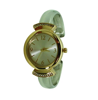 Olivia Pratt Silver Gold Olivia Pratt Classic Every Day Metal Bangle Watch