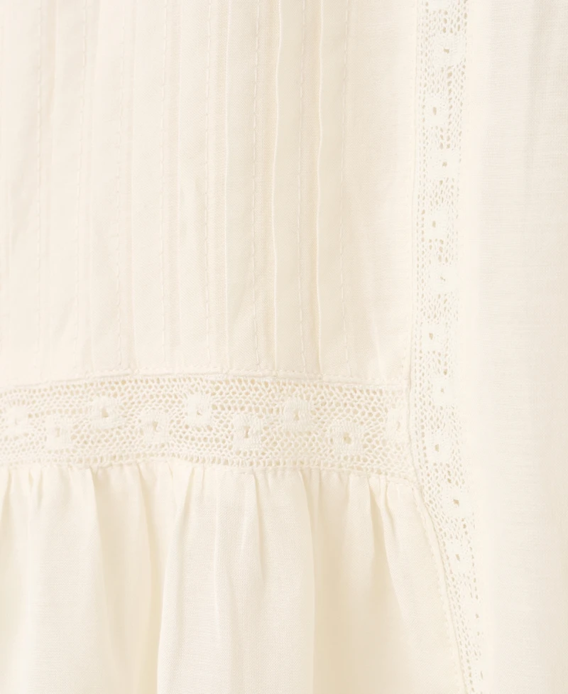 Mango Women's Cotton Lace Nightdress