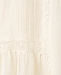 Mango Women's Cotton Lace Nightdress