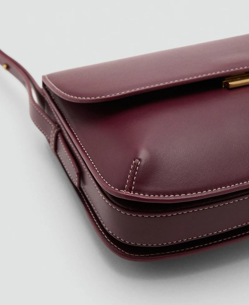 Mango Women's Flap Crossbody Bag