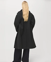 Mango Women's Double-Breasted Midi Coat