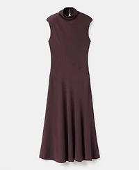 Mango Women's Long Turtleneck Dress