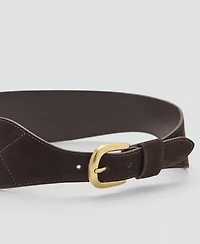 Mango Women's Suede Obi Belt