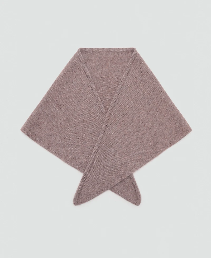 Mango Women's Cashmere-Blend Knitted Shawl