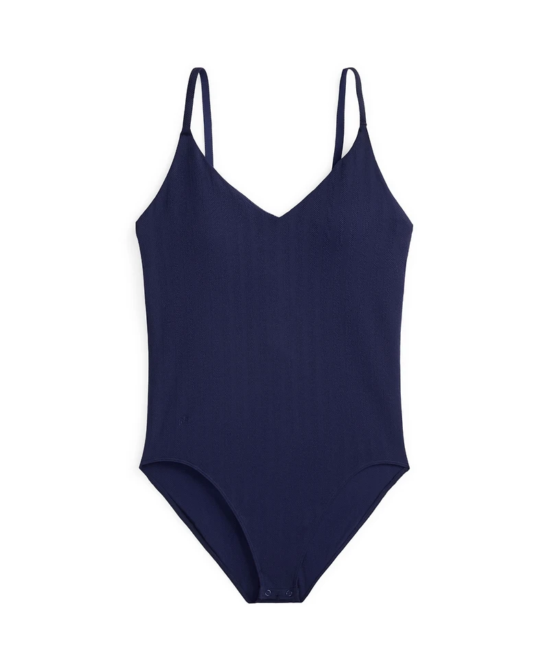 Lauren Ralph Women's V-Neck Bodysuit
