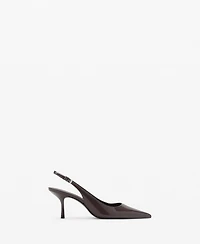 Mango Women's Patent Leather Effect Pointed Shoes