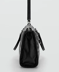 Mango Women's Rectangular Handles Handbag