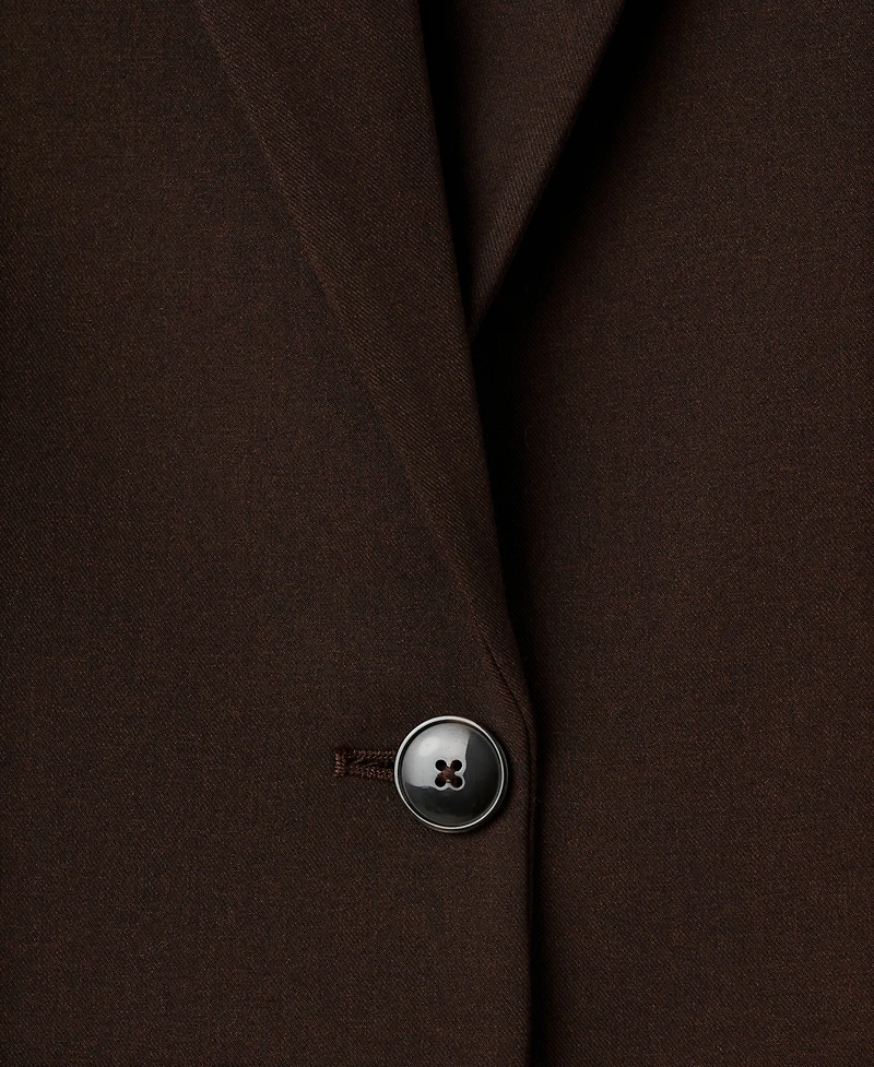 Mango Women's Straight-Fit Suit Jacket