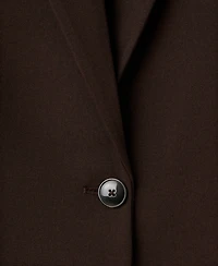 Mango Women's Straight-Fit Suit Jacket