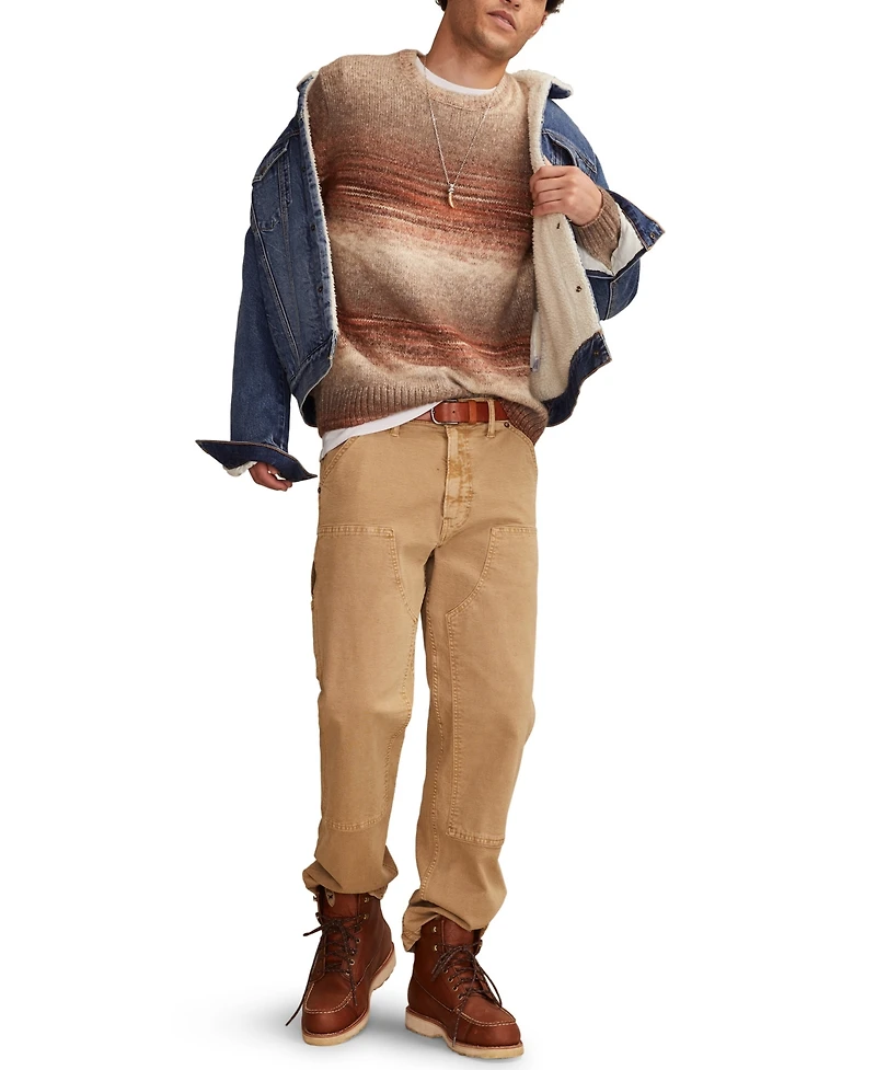 Lucky Brand Men's Space Dye Crewneck Sweater
