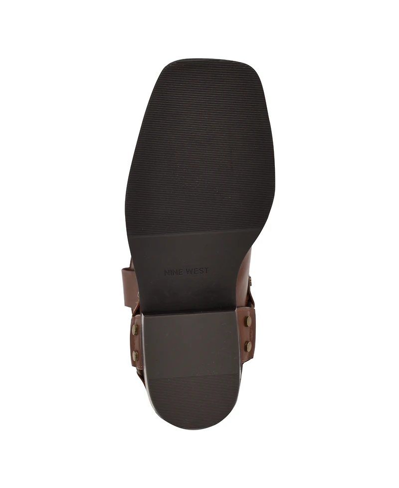 Nine West Women's Fawsta Tall Square Toe Boots