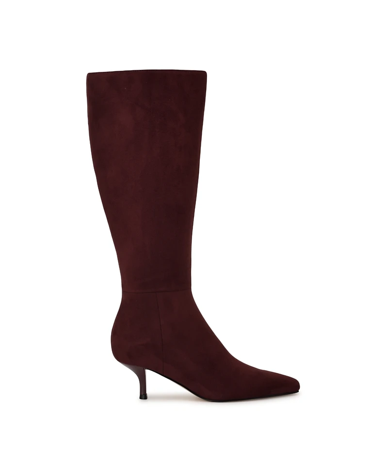 Nine West Women's Havier Tall Kitten Heel Dress Boots