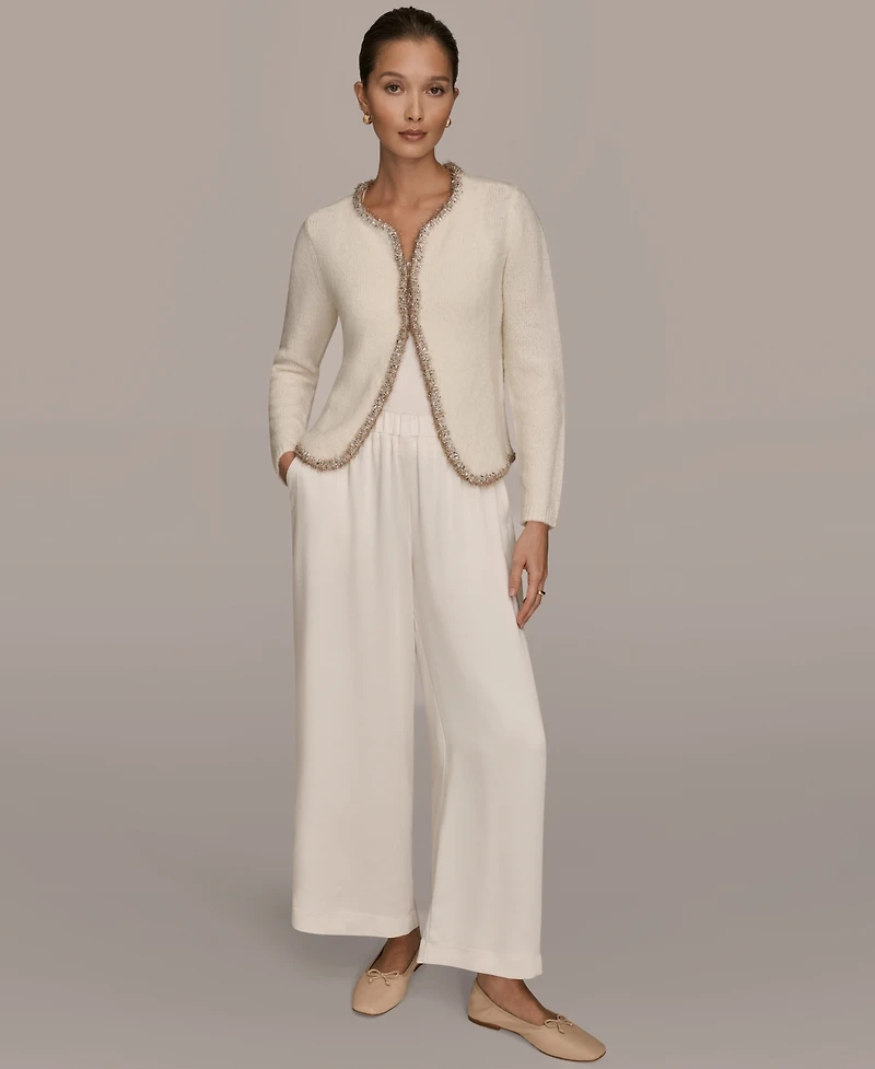 Donna Karan Weekend Women's Long Sleeve Crew Neck Jacket