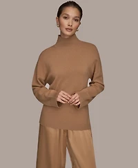 Donna Karan Weekend Women's Mock Neck Sweater