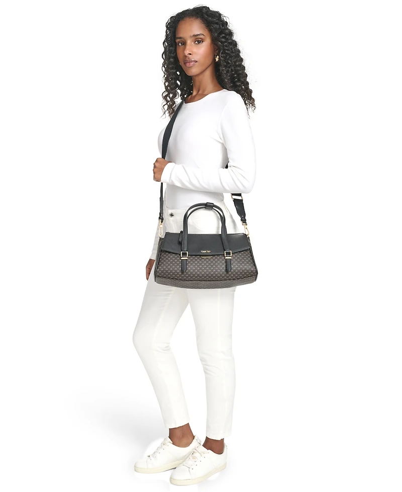 Calvin Klein Irene Crossbody Medium Strap Satchel Bag