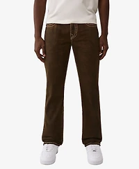 True Religion Men's Big T Stitch Detail Straight Fit Jeans