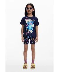 Desigual Girls Girls's Stitch V-neck T-shirt