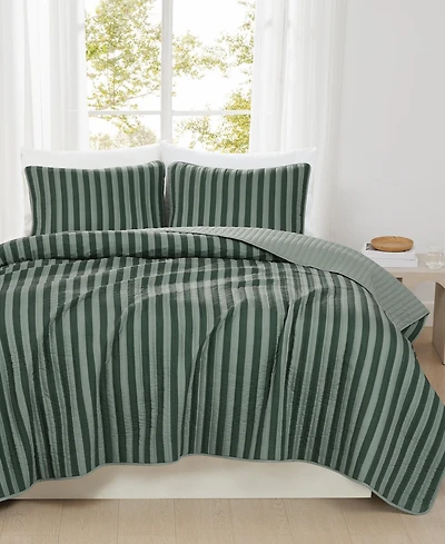 Truly Soft Weston Stripe 3-Pc. Quilt Set, King