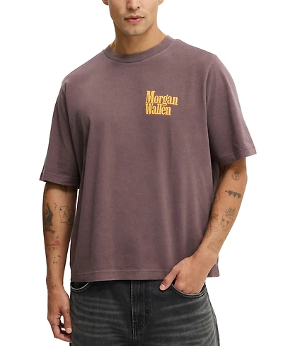 Cotton On Men's Timeless Music Cropped Regular-Fit T-Shirt