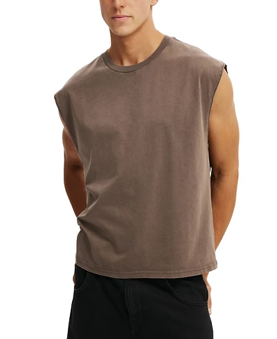 Cotton On Men's Cropped Fit Muscle T-Shirt