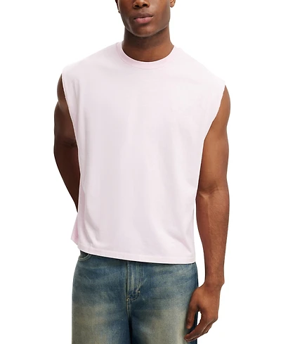 Cotton On Men's Cropped Fit Muscle T-Shirt