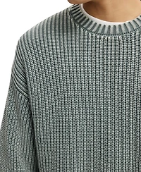 Cotton On Men's Washed Box Fit Crew Sweater