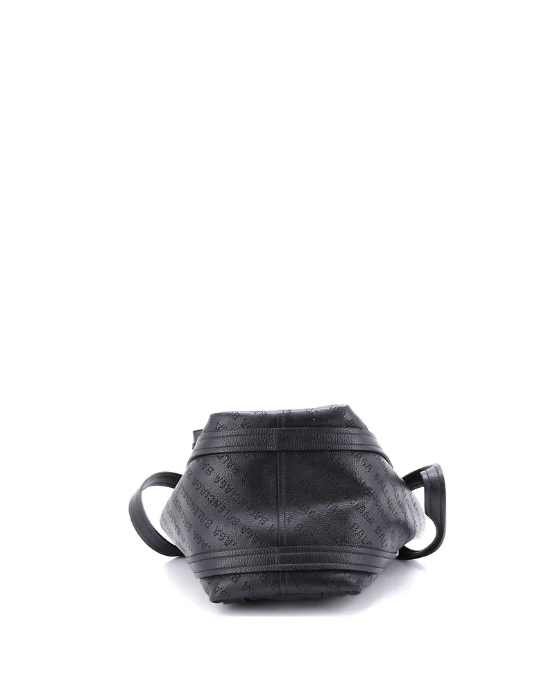 Pre-Owned Balenciaga Xs Everyday 2.0 North South Tote Logo Perforated Leather
