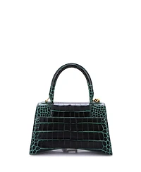 Pre-Owned Balenciaga Hourglass Top Handle Bag Embossed Leather