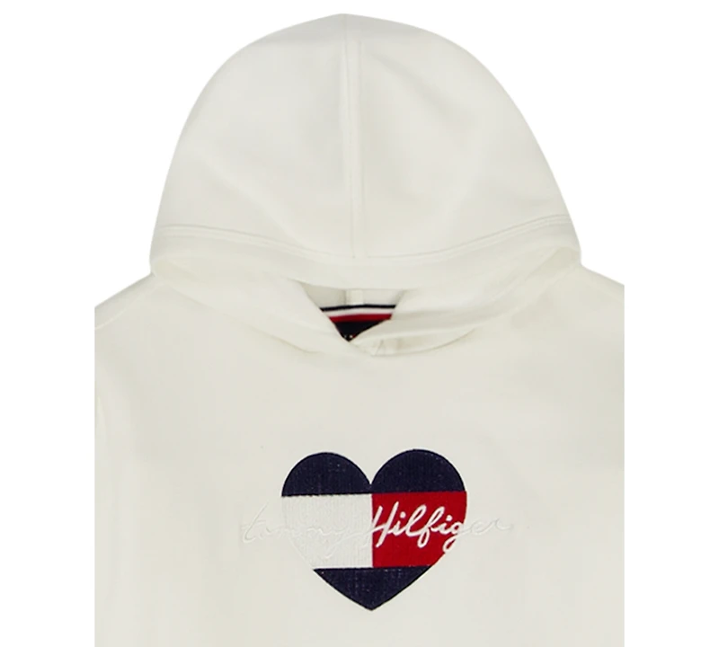 Tommy Hilfiger Girls 4-6X 2-Piece Oversized Hoodie and Graphic Print Joggers Set