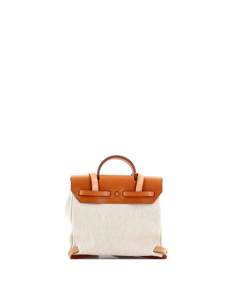 Pre-Owned HERMA‰S Herbag A Dos Backpack Toile