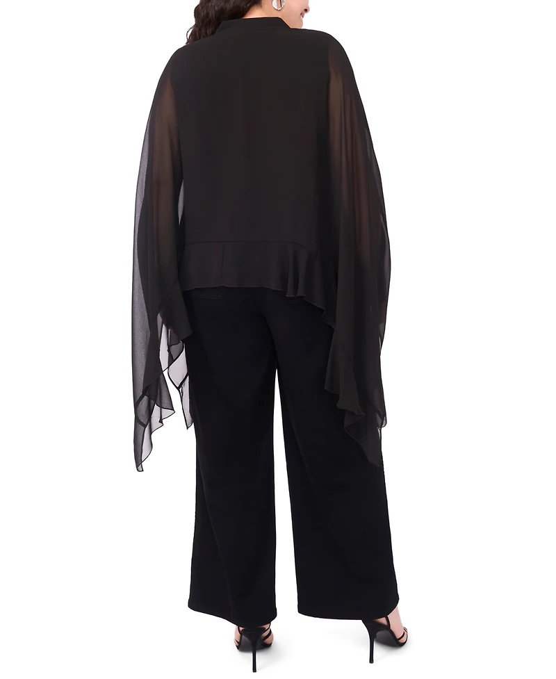 Vince Camuto Plus Flowy Long Sleeve Top