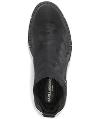 Karl Lagerfeld Paris Men's Camo Chelsea Boots