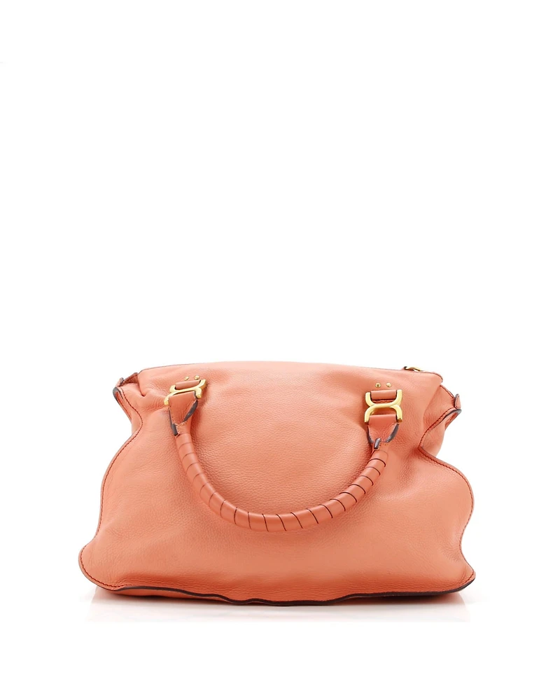 Pre-Owned Chloe Large Marcie Shoulder Bag Leather