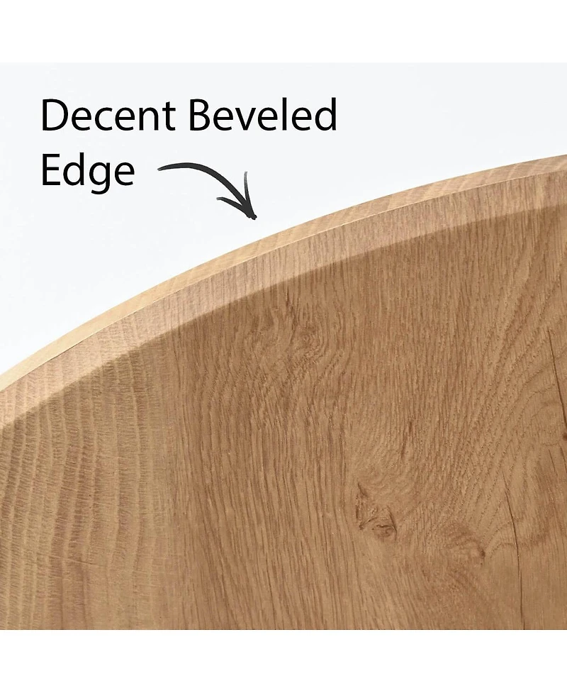 3-Piece 34.5 Inch Round Dining Set with Wood-Look Pedestal Table and 2 Upholstered Rattan Back Chairs with Black Metal Legs-Maison Boucle