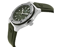 Technomarine Women's Tm-416054 Coral Quartz 3 Hand Olive Green Dial Watch