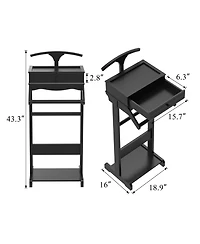 Streamdale Clothing Rack with Shelves - Heavy Duty Garment Stand
