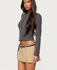 Edikted Women's Hestia Button Up Knit Cardigan
