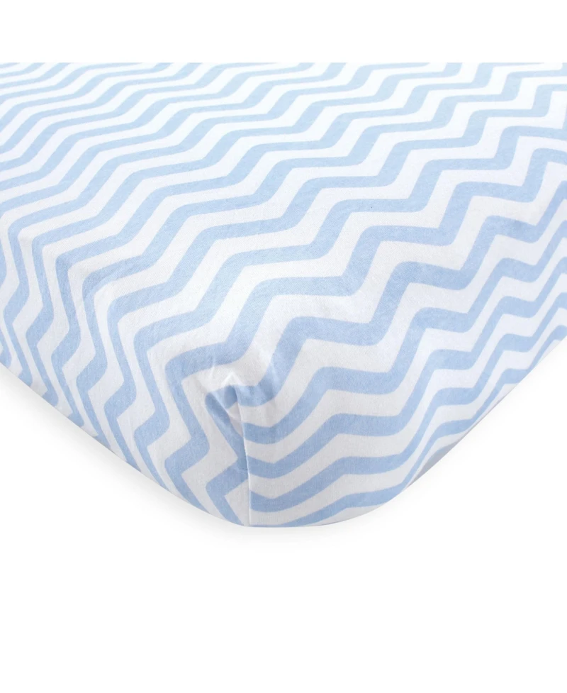 Luvable Friends Fitted Knit Crib Sheet, 2-Pack
