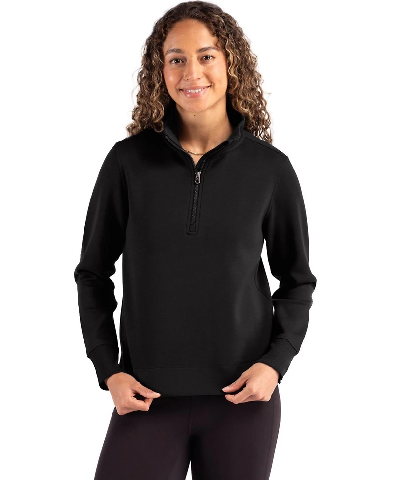 Cutter & Buck Women's Roam Epic Versatility Recycled Quarter Zip Pullover
